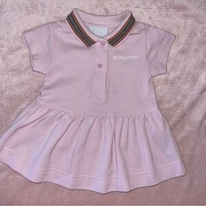 Burberry Baby Girl collared dress